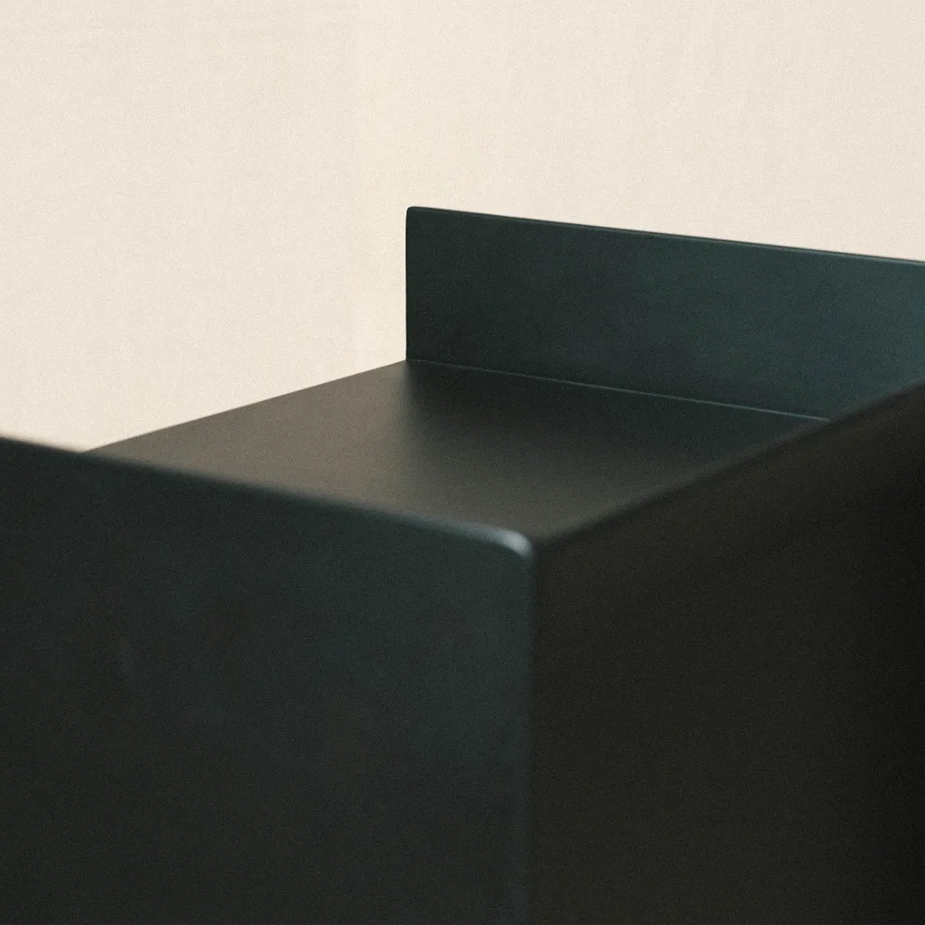 Black Wooden Podium Stand