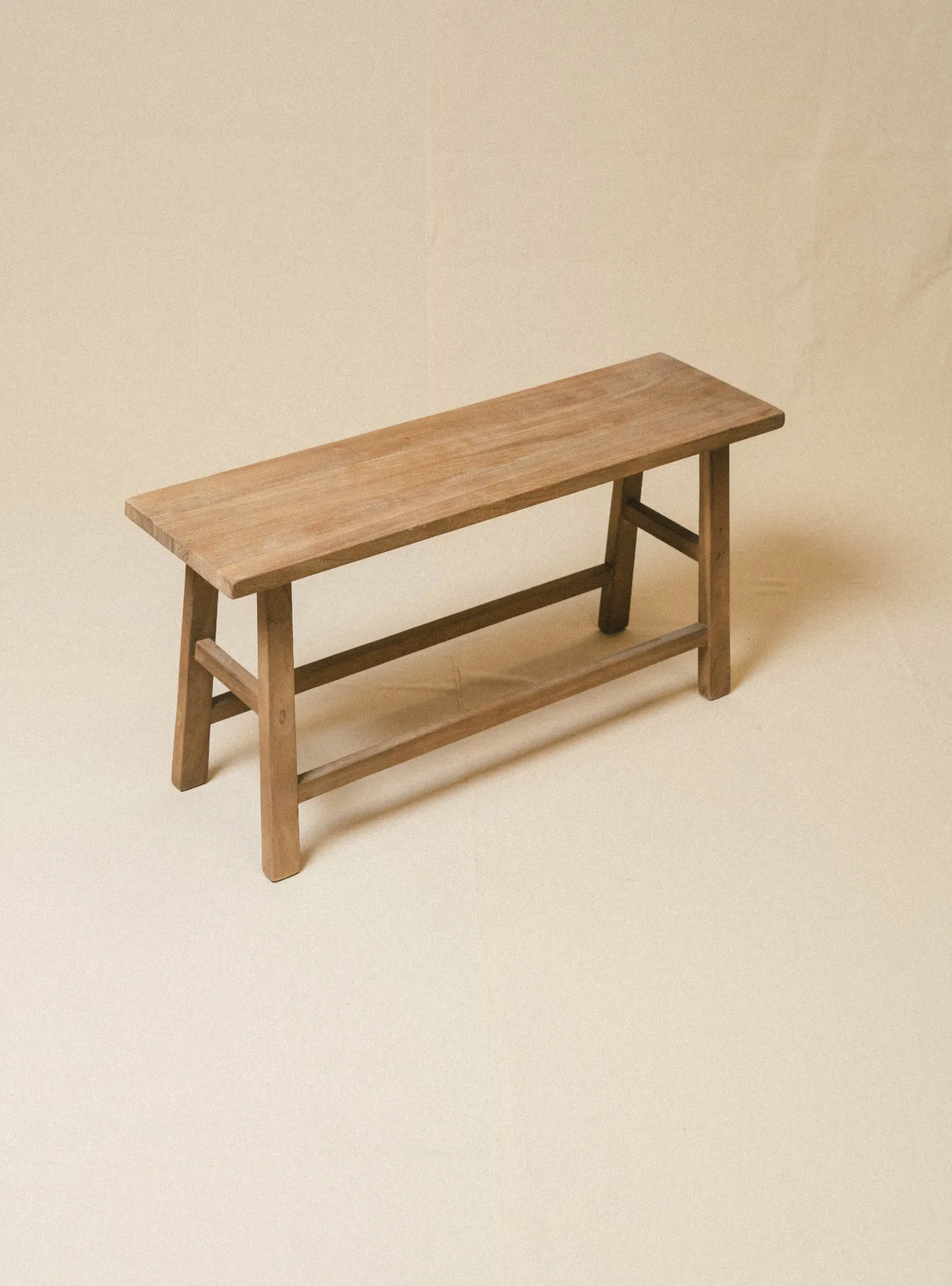 Two Seater Bench Dark (Elm Wood)